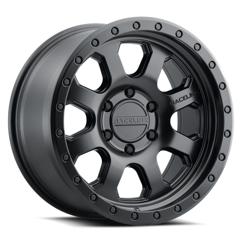 Raceline 959B Avenger 2.0 17x8.5in / 8X170 BP / 0mm Offset / 130.81mm Bore - Satin Black