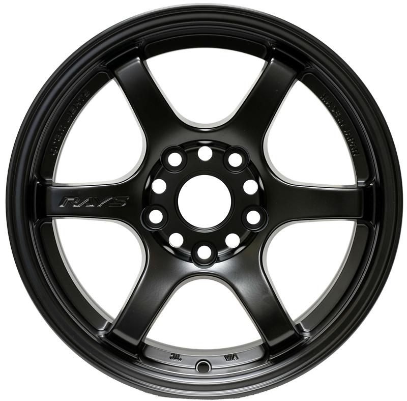 Gram Lights 57DR 15x8.0 +35 4x100 Semi Gloss Black Wheel