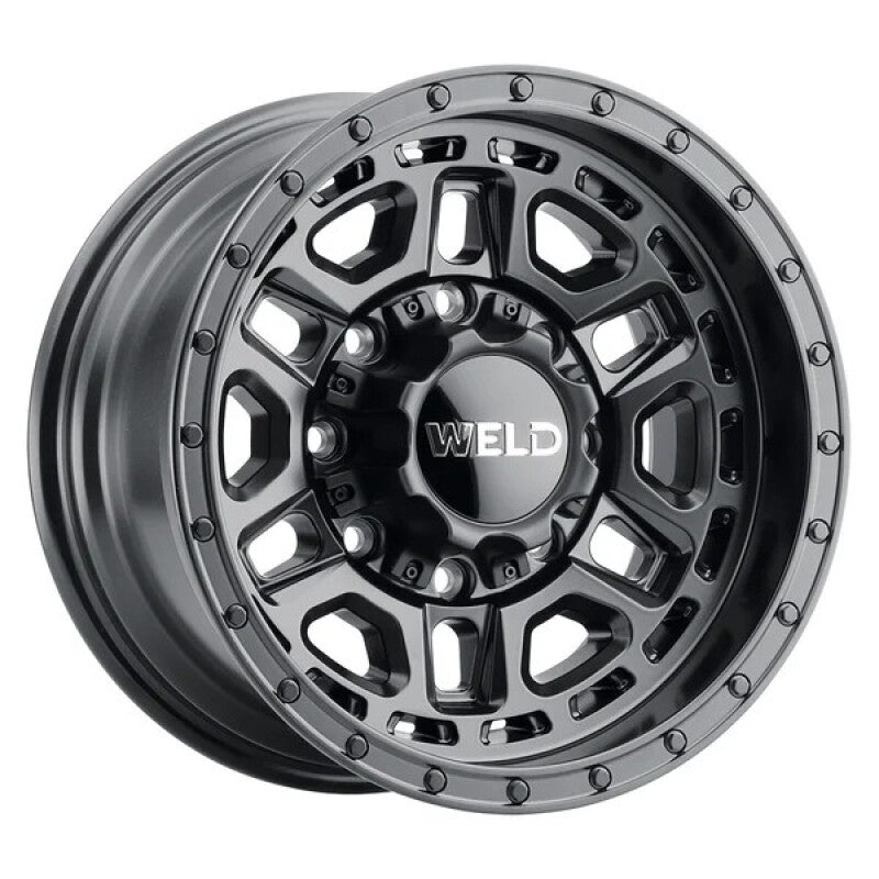 Weld Off-Road Crux 20x10in / 8x170 BP / ET -19 / 125.1mm Bore - Satin Black Wheel