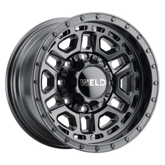 Weld Off-Road Crux 20x10in / 6x135 BP / ET -19 / 106.1mm Bore - Satin Black Wheel