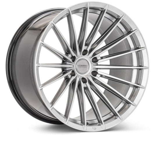 Vossen HFX-4 22x12 - 6x139.7 - ET-44 - Ultra Deep - 106.1 - Hyper Silver Wheel