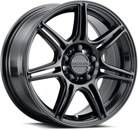 Raceline 148B Apex 20x8.5in / 5X120 BP / 40mm Offset / 72.56mm Bore - Gloss Black