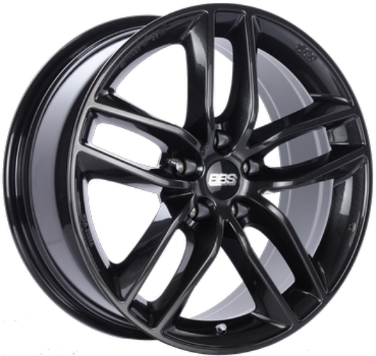 BBS SX 18x8 5x112 ET44 Crystal Black Wheel -57mm