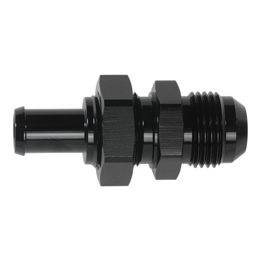 DeatschWerks 10AN Male Flare Bulkhead to 1/2in Hose Barb Straight