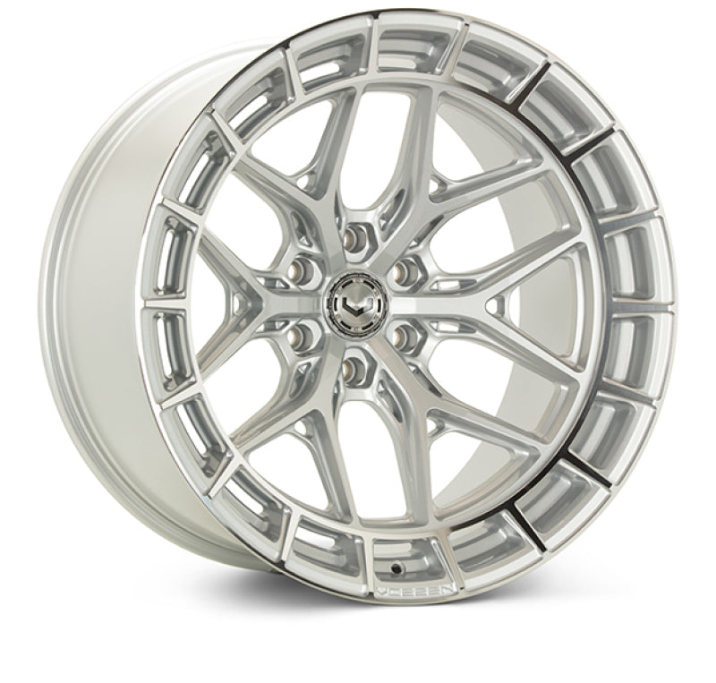 Vossen HFX-1 17x8.5in / 6x130 BP / ET35 / 84.1 CB - Silver Polished Wheel