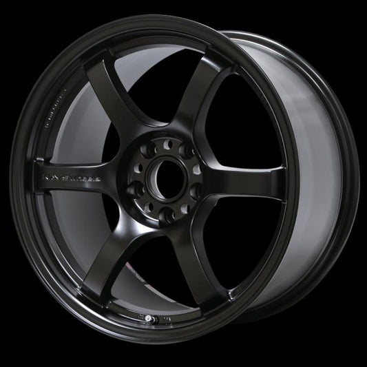 Gram Lights 57DR 17x9.0 +38 5x100 Semi Gloss Black Wheel