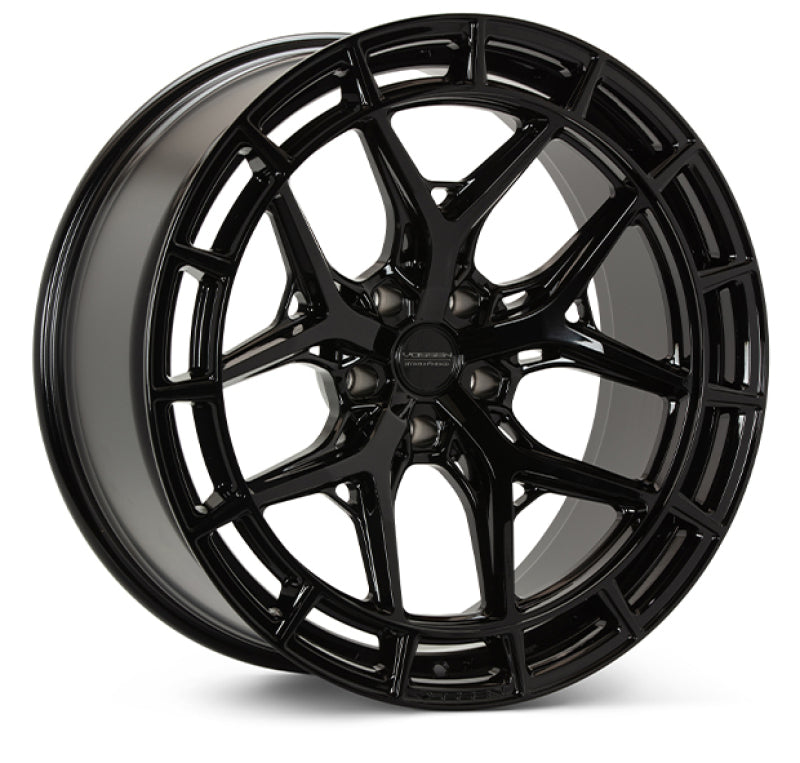 Vossen HFX-1 22x9 - 5x112 - ET25 - Flat - 66.5 - Gloss Black Wheel