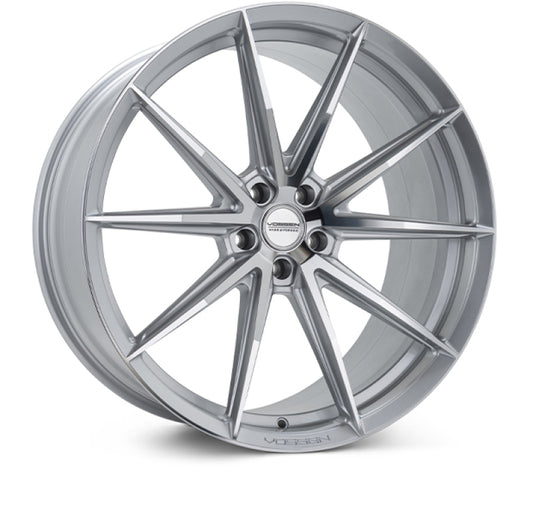 Vossen HFX-2 20x9 - 5x120 - ET35 - Flat - 72.56 - Silver Polished Wheel