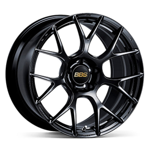 BBS RE-V7 19x9.5 5x120 ET25 PFS Gloss Black Wheel -82mm PFS/Clip Required
