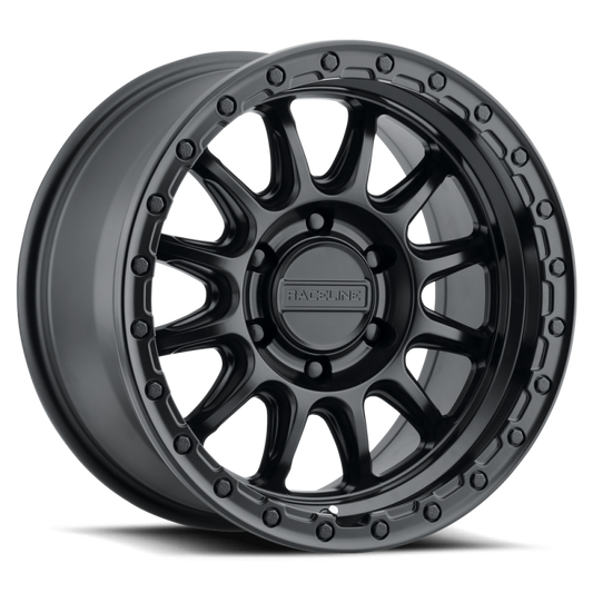 Raceline 960B Alpha 18x9in / 6X135 BP / 18mm Offset / 87.1mm Bore - Satin Black