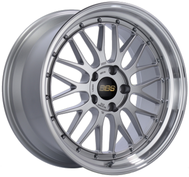 BBS LM 19x10 5x130 ET45 CB 71.6 Diamond Silver Center/Machined Lip Wheel