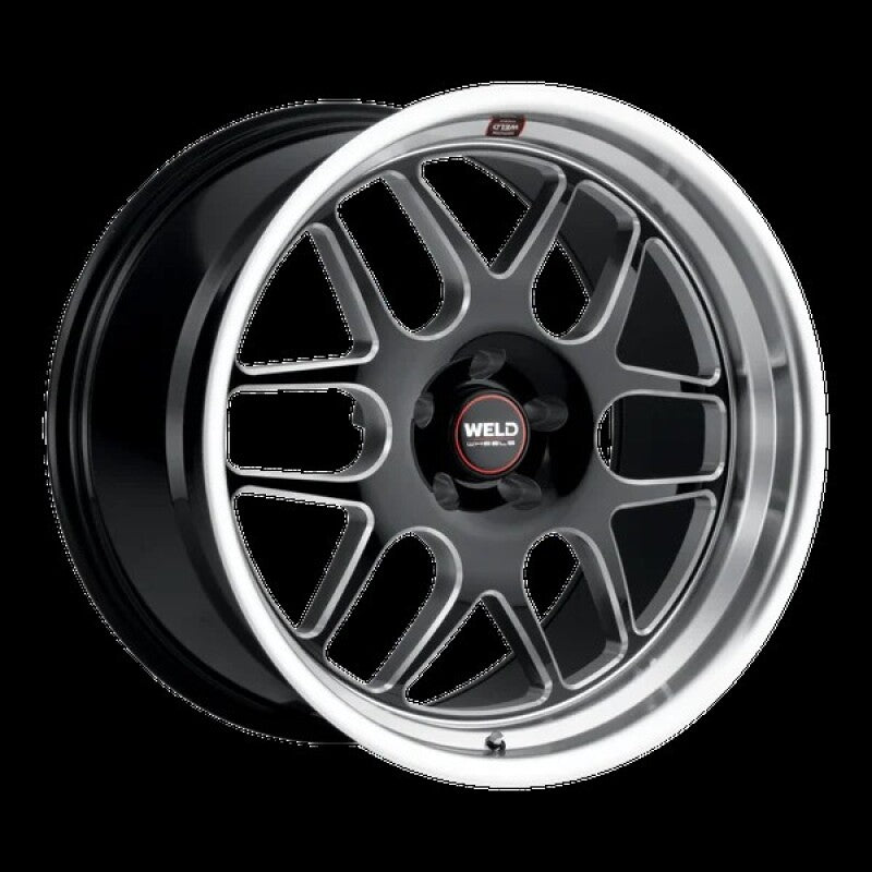 Weld Solana 22x8.5 / 5x127 BP / ET6 / 78.1mm Bore - Gloss Black MIL DIA Wheel