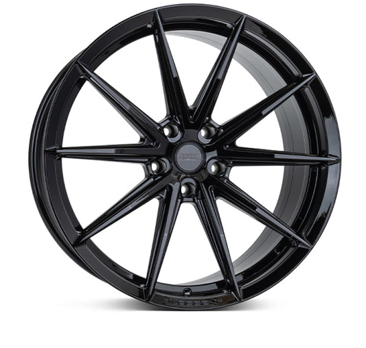 Vossen HFX-2 20x9 - 5x112 - ET25 - Flat - 66.5 - Gloss Black Wheel