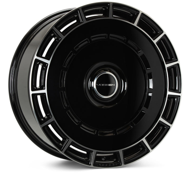 Vossen HF-9 24x10 - 5x112 - ET5 - Deep - 66.5 - Gloss Black Polished Wheel
